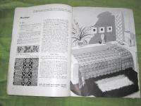 30s CROCHET Bedspreads 50s POT HOLDERS pattern books  