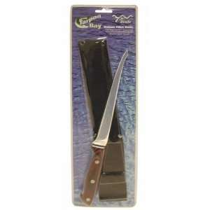  Fillet Knife Tarpon Bay Pakkawood Handle (Clam Pack 