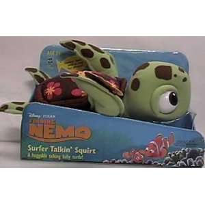  Disney Finding Nemo Small Surfer Talking Squirt Plush Toy 