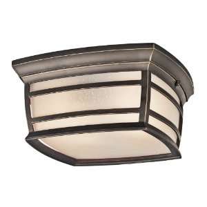 Kichler 49277RZ Rubbed Bronze McAdams Transitional Two Light Outdoor 