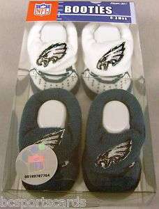    Reebok Philadelphia Eagles Baby Booties 2 Pairs 0 3 months  