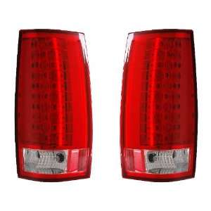   TAHOE / SUBURBAN 07 UP LED G4 TAIL LIGHT RED/CLEAR (ESCALADE LOOK) NEW