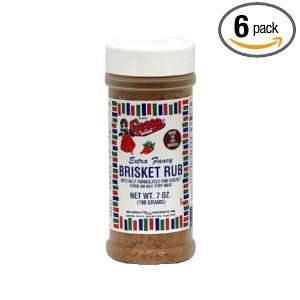 Fiesta Brisket Rub, 7 Ounce (Pack of 6)  Grocery & Gourmet 