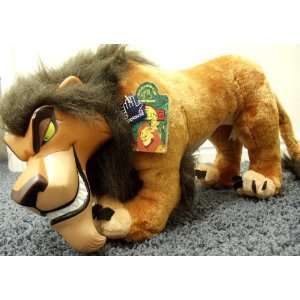  Lion King Oversized 18 Plush Scar Doll New with Tags   Largest Scar 