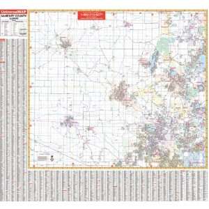  Universal Map 762556013 McHenry County IL Wall Map Railed 