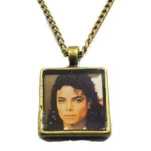   Necklace Michael Jackson Brone Tone Necklace Arts, Crafts & Sewing