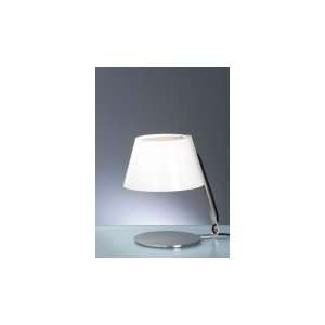 Holtkotter 6090SNSW Taavo 1 Light Table Lamp in Satin Nickel with 