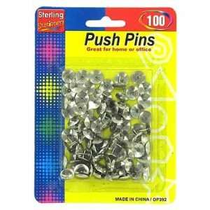  Steel Push Pins (Bulk Wholesale   Pack of 48) Toys 
