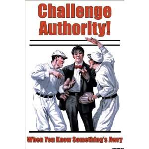 Challenge Authority 16X24 Canvas