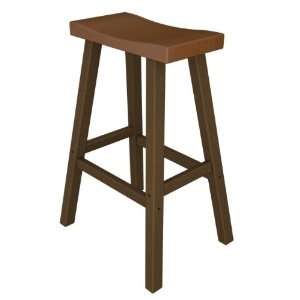  Pack of 2 Recycled Maui Outdoor Bar Stools   Raw Sienna 