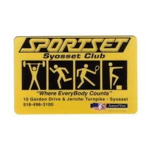  Collectible Phone Card 5m Sportset Syosset Club (Sports 