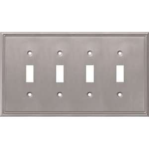    Creative Accents Brushed Nickel Wall Plate
