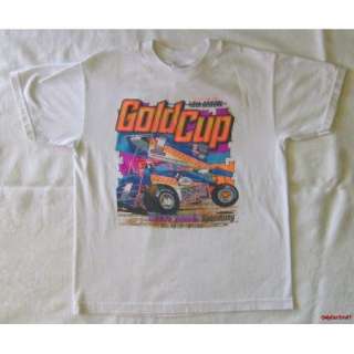 GOLD CUP 1999 Chicos Silver Dollar Speedway T Shirt Youth Med Sprint 