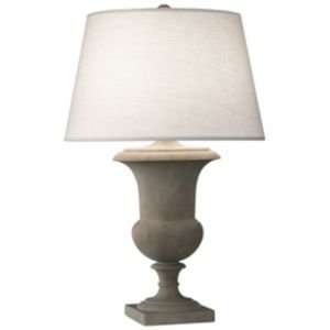   Lamp by Robert Abbey  R214821 Matte White with White Brussels Linen