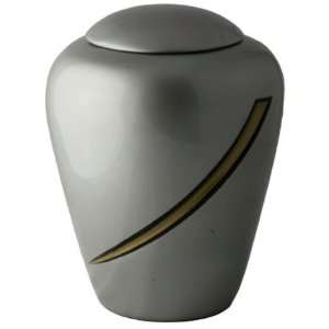  Gray Designer Hand Painted Cremation Urn