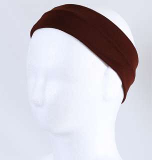   /10cm Wide Stretch soft Headband Sports Sweat Hair Head Wrap  