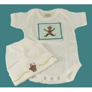  BuBu Baby Onesie & Hat Gift Set   Monkey Baby
