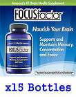 15 Bottles x FOCUSfactor Brain Supplement 150 Tablets FOCUS factor