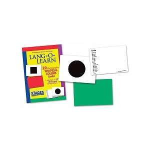  STAGES LEARNING MATERIALS SHAPES COLOR WORDS 20 CARDS 