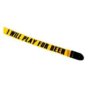   Yellow I Will Play For Beer RST NY1CP BEER G Musical Instruments