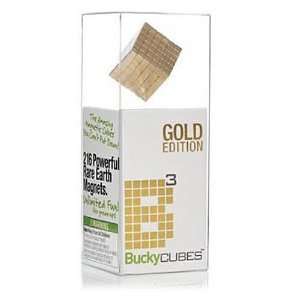  Buckycubes Gold 216 Piece Magnetic Toy Toys & Games