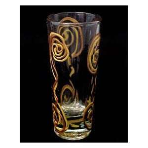 Renaissance Groom Design   Hand Painted   Collectible Shooter Glass 