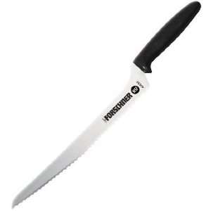  Bread Knife, 9 in, Wavy Edge, Black Nylon Handle Kitchen 