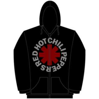 RED HOT CHILI PEPPERS ASTERISK ZIP HOODIE S M L XL  