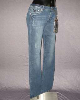 NWT Womens LA IDOL Jeans SILVER STITCHING WITH CRYSTALS 830LP  
