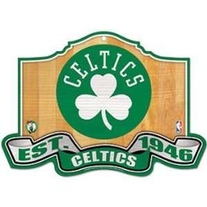  Boston Celtics Wood Sign (Quantity of 1) Sports 