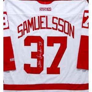 Mikael Sammuelsom autographed Hockey Jersey (Detroit Red Wings 
