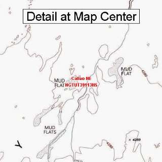  USGS Topographic Quadrangle Map   Callao NE, Utah (Folded 