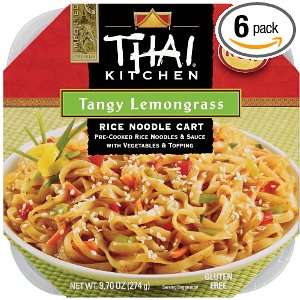 Thai Kitchen Noodle Cart, Tangy Lemongrass Rice, 9.7 Ounce (Pack of 6 