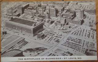 1960 PC Anheuser Busch Brewery/Budweiser St. Louis, MO  