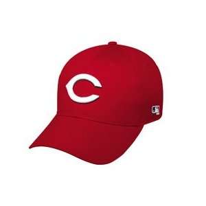   REDS Home ALL RED Hat Cap Adjustable Velcro TWILL 