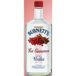  Burnetts Vodka Hot Cinnamon 70% 1.75L Grocery & Gourmet 