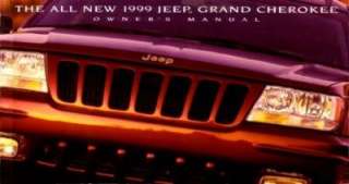 1999 JEEP GRAND CHEROKEE Owners Manual User Guide  