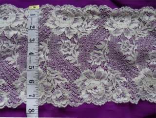 Wedding Bridal Ivory Victorian High Desity Lace Trim  1.3 Yards 