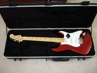 2011 Fender American Stratocaster Candy Apple Metallic Red Electric 