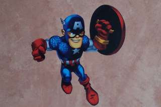 Captain America FATHEAD Marvel Super Hero Squad 19x19  