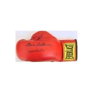  Carmen Basilio & Gene Fullmer autographed Boxing Glove 