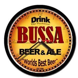  BUSSA beer and ale cerveza wall clock 