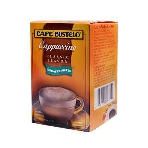 Cafe Bustelo Cappuccino Classic Flavor Decaffeinated 4.65oz  