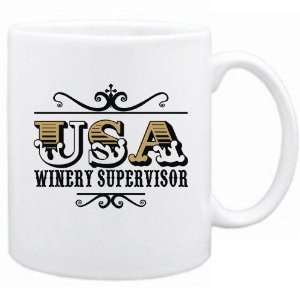 New  Usa Winery Supervisor   Old Style  Mug Occupations  