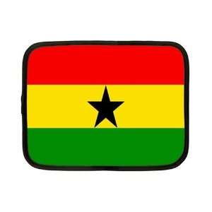  Ghana Flag Neoprene Ipad Tablet Laptop Netbook Kindle Nook 