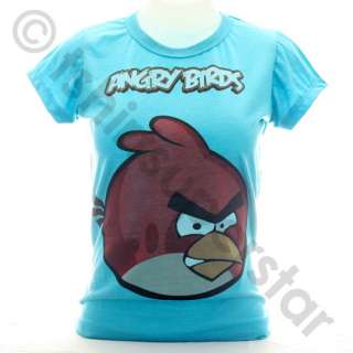 ANGRY BIRDS Girls Ladies T Shirt /Top / Tshirt S / M  
