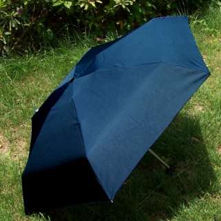 Sun & Rain Folding Umbrella Compact Box Solid 4 Color  