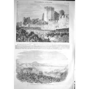   1856 WALLS CONSTANTINOPLE BUYUKDERE VALLEY BEICOS BAY