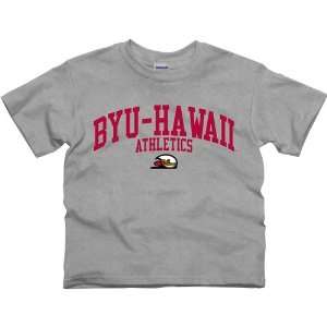  BYU Hawaii Seasiders Youth Athletics T Shirt   Ash Sports 