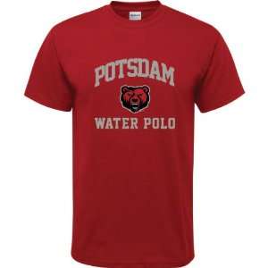  SUNY Potsdam Bears Cardinal Red Youth Water Polo Arch T 
